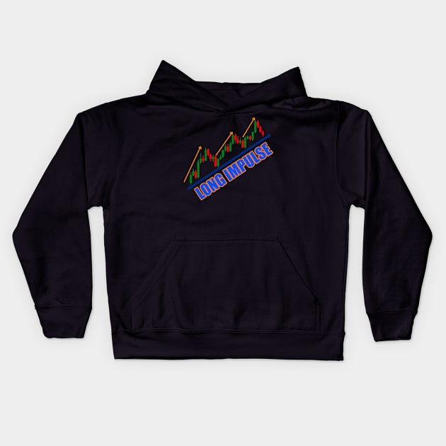 Long Impulse Kids Hoodie by Proway Design